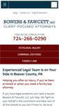 Mobile Screenshot of bowersfawcett.com